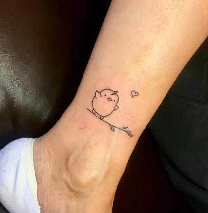 small duck tattoo 0028