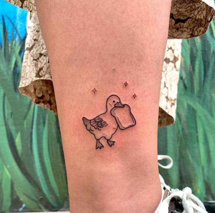 small duck tattoo 0038