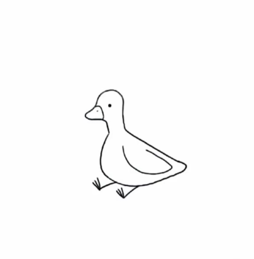 small duck tattoo 0045