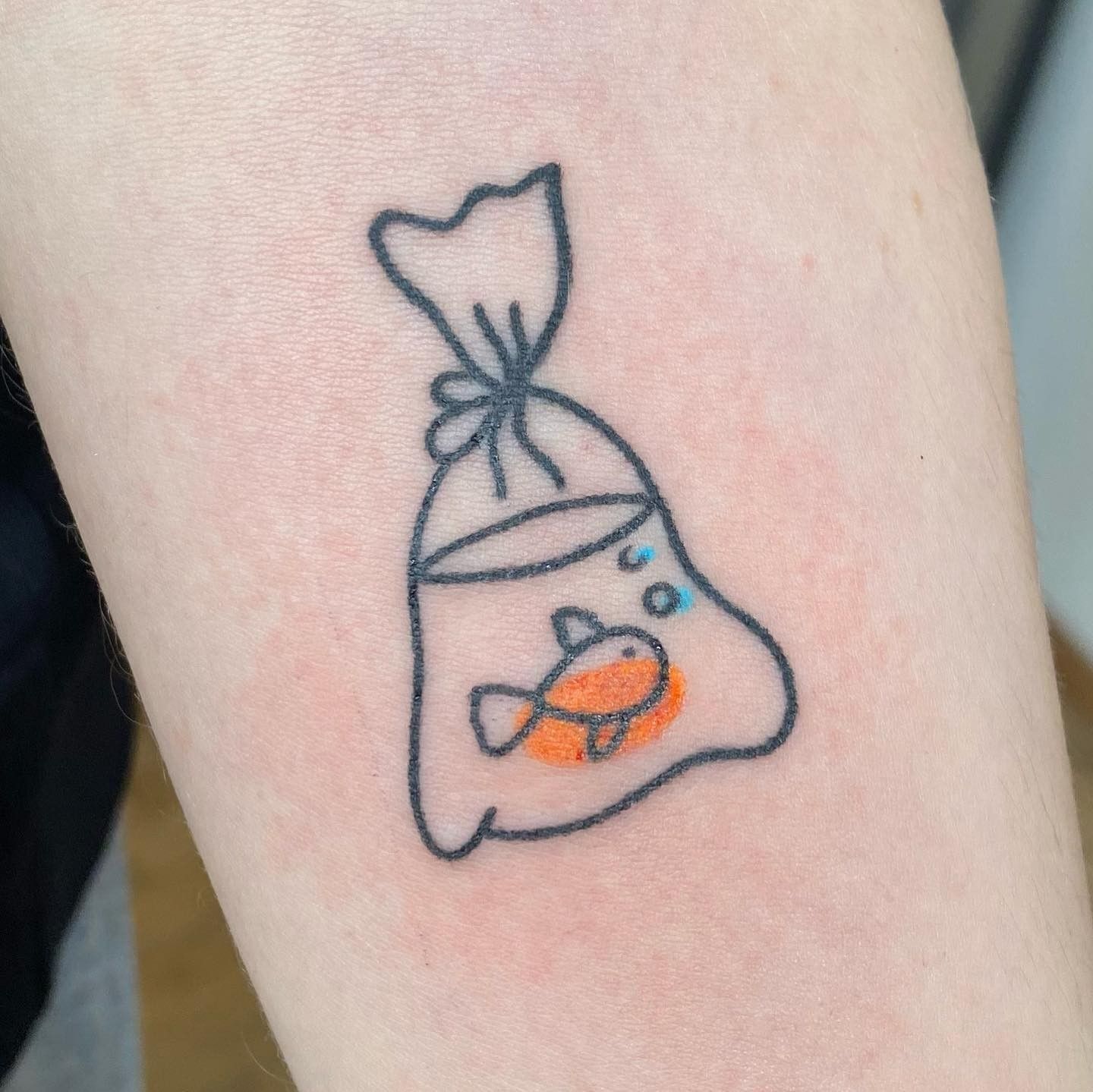 small duck tattoo 0061