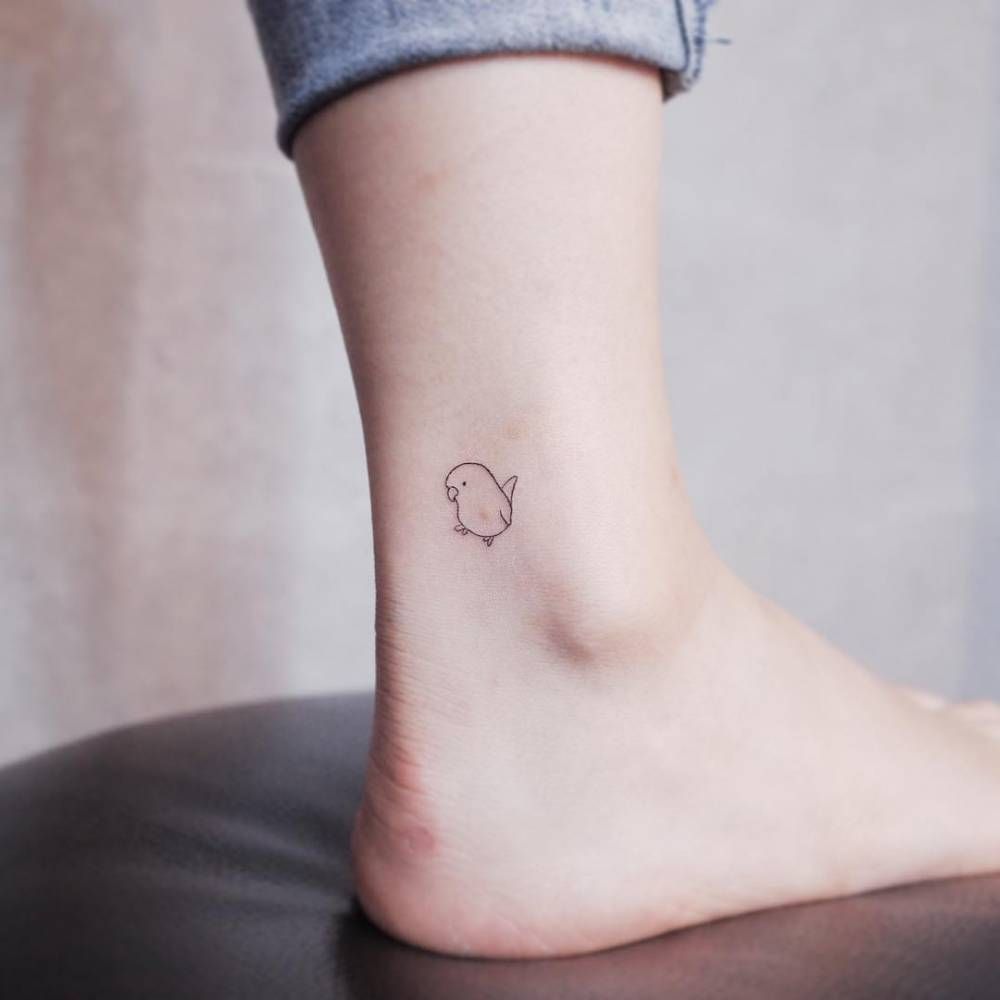 small duck tattoo 0062