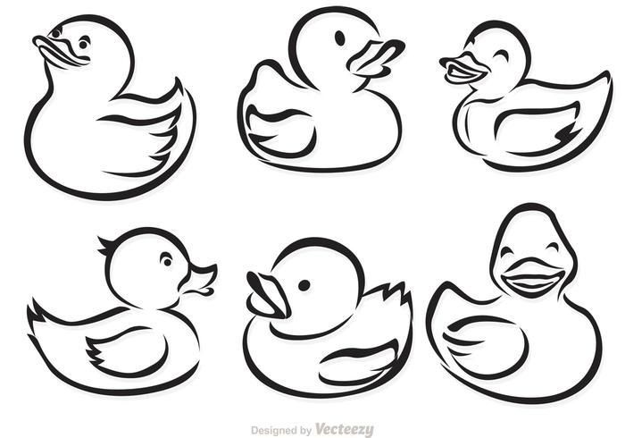 small duck tattoo 0084