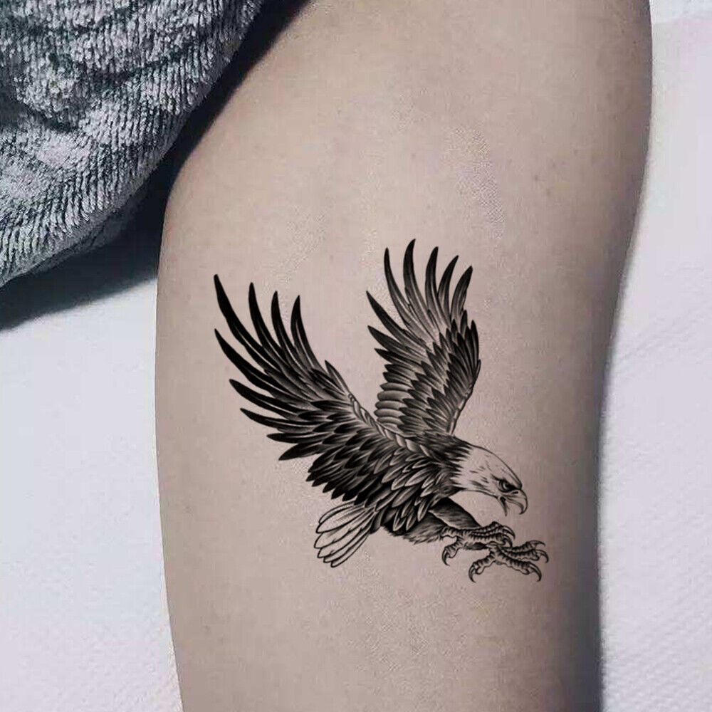 small eagle chest tattoo 0027