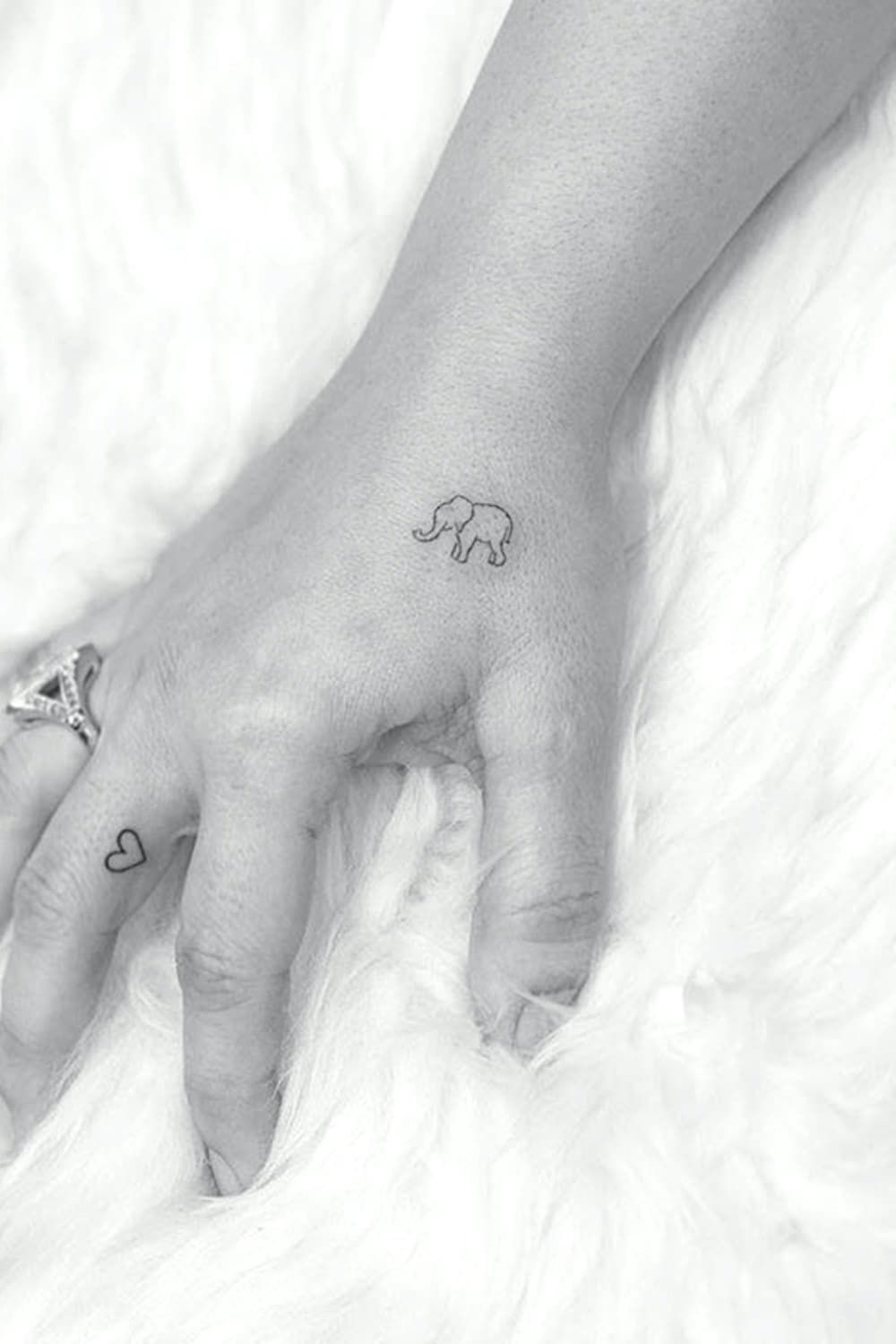 small elephant tattoo 0028