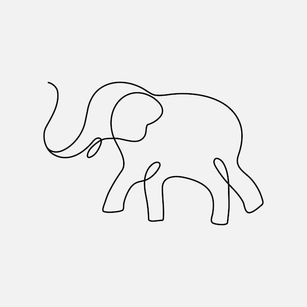 small elephant tattoo 0069