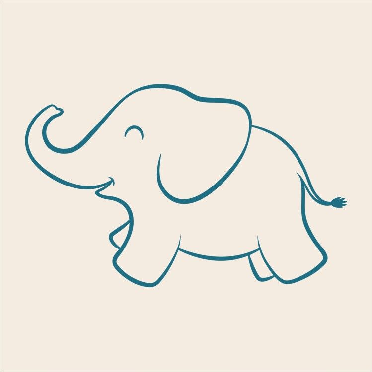 small elephant tattoo 0090