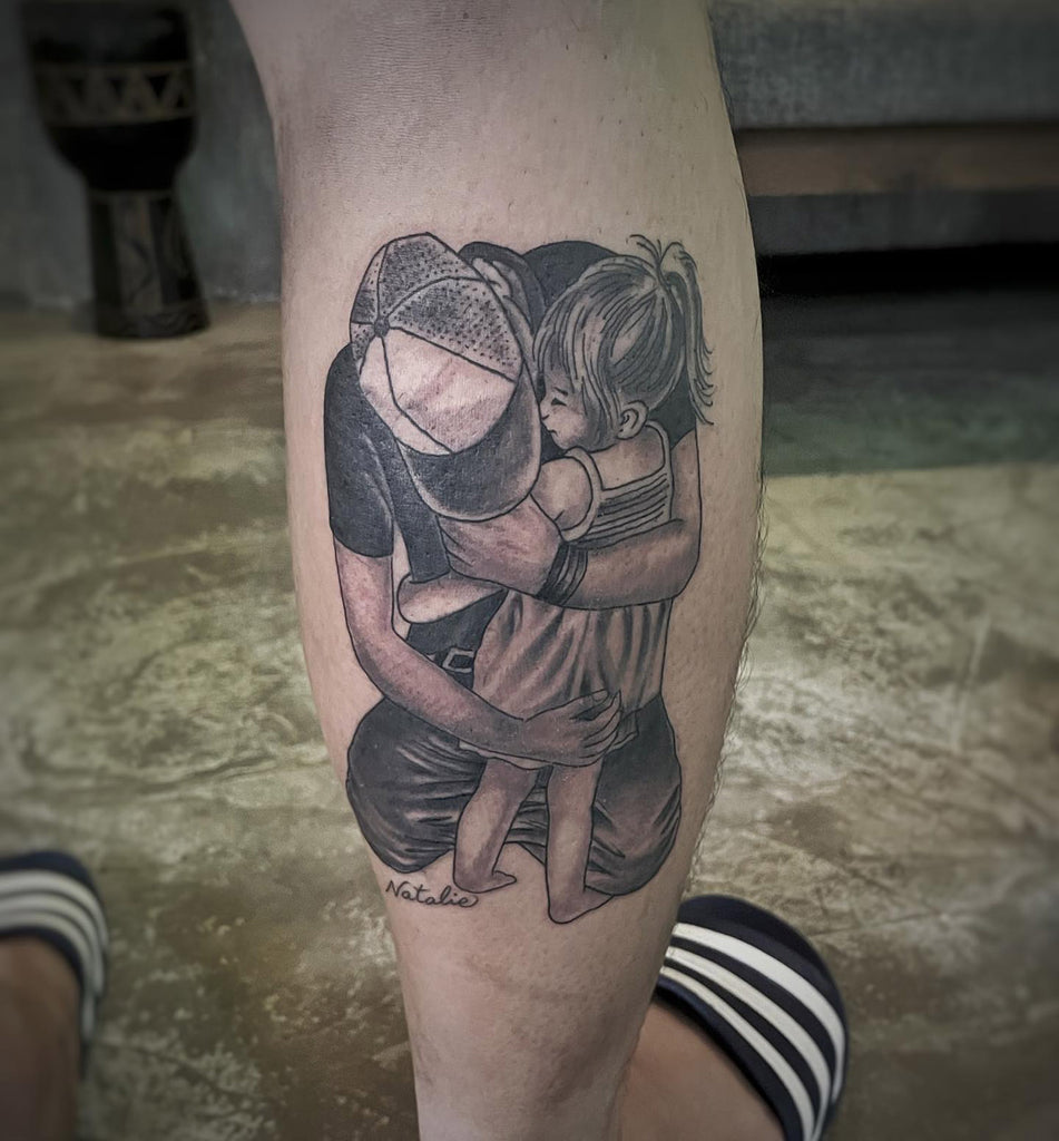 Small father and son tattoo 0028