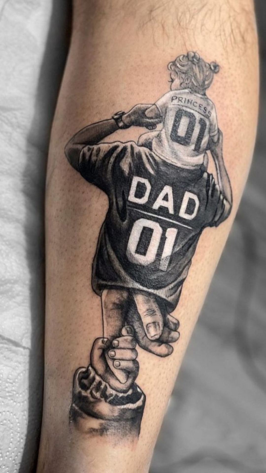 Small father and son tattoo 0036