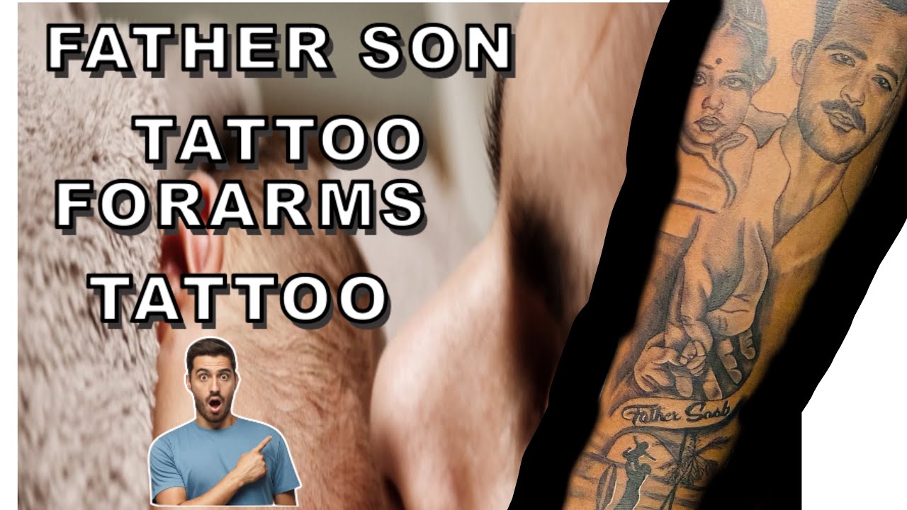 Small father and son tattoo 0045