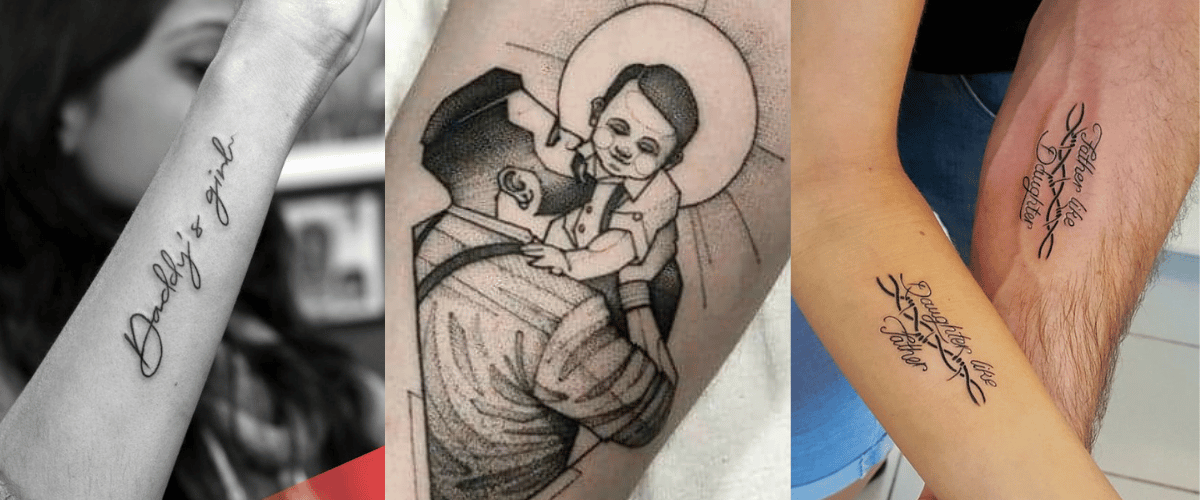 Small father and son tattoo 0047