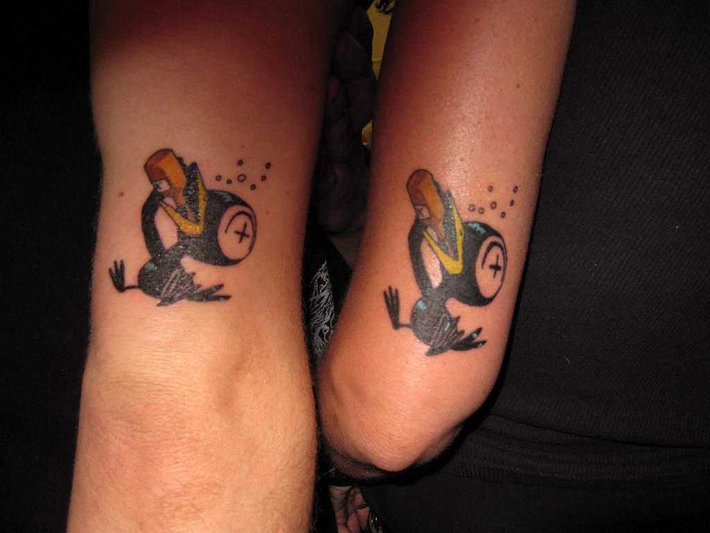 Small father and son tattoo 0061