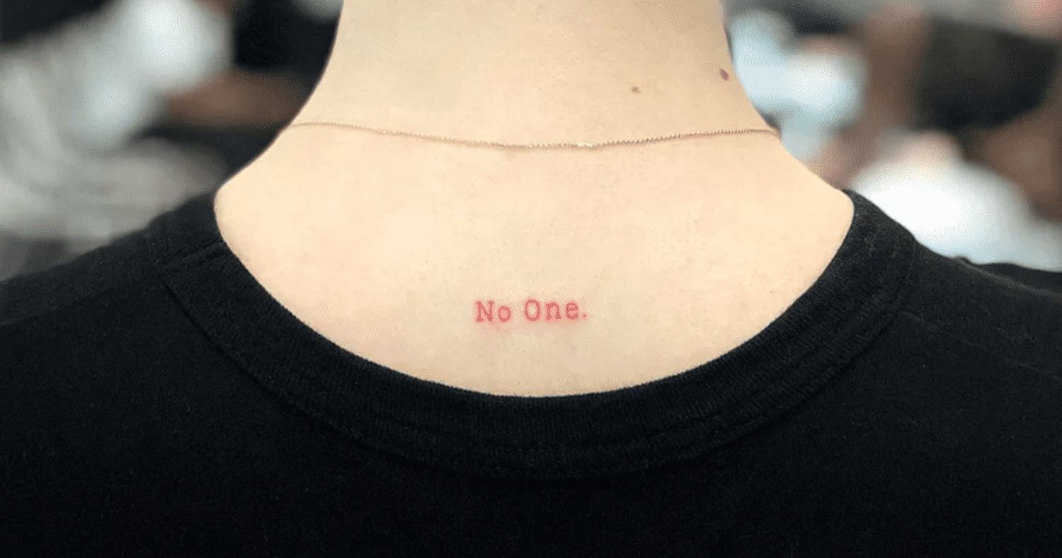 small female front neck tattoo 0026