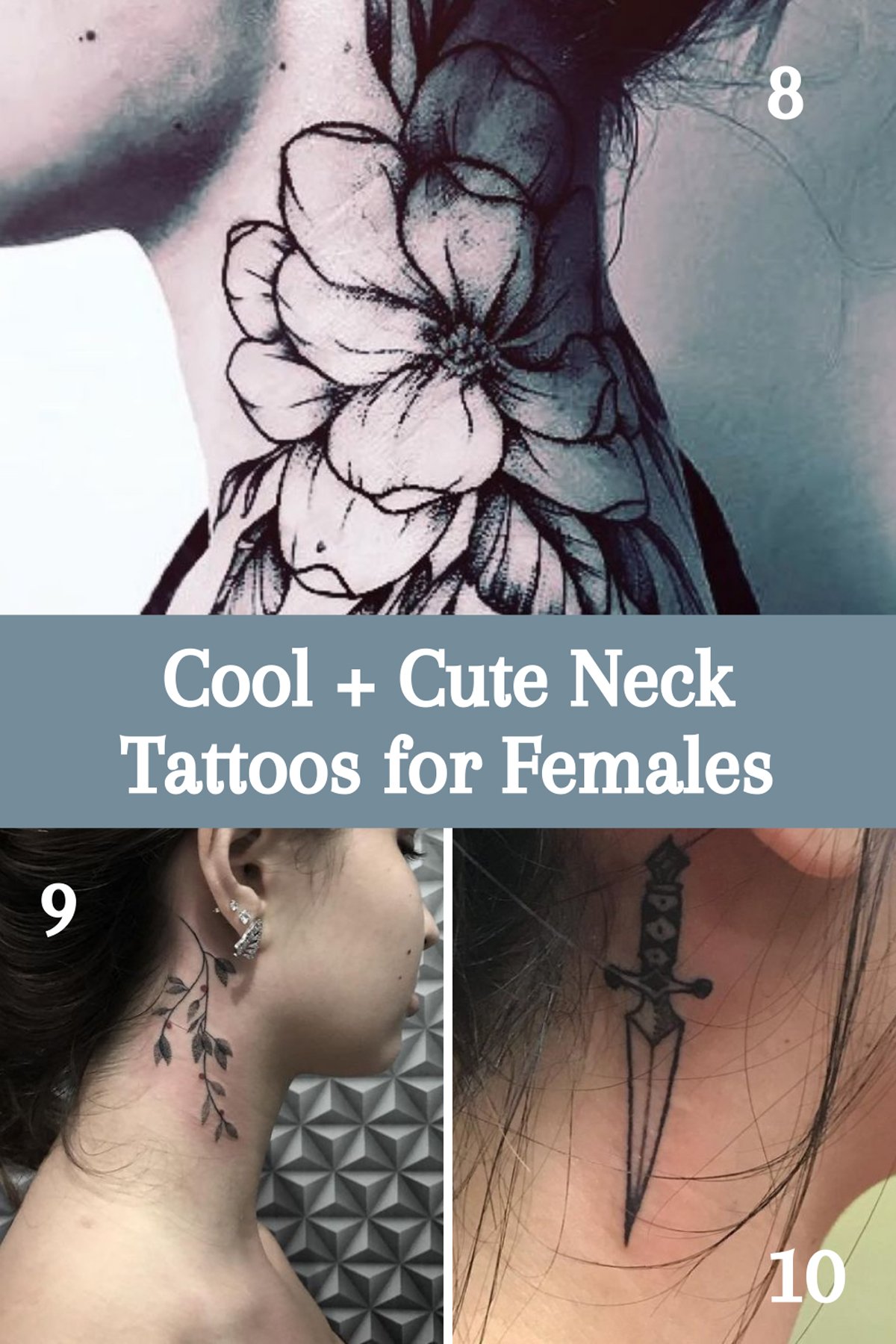 small female front neck tattoo 0074