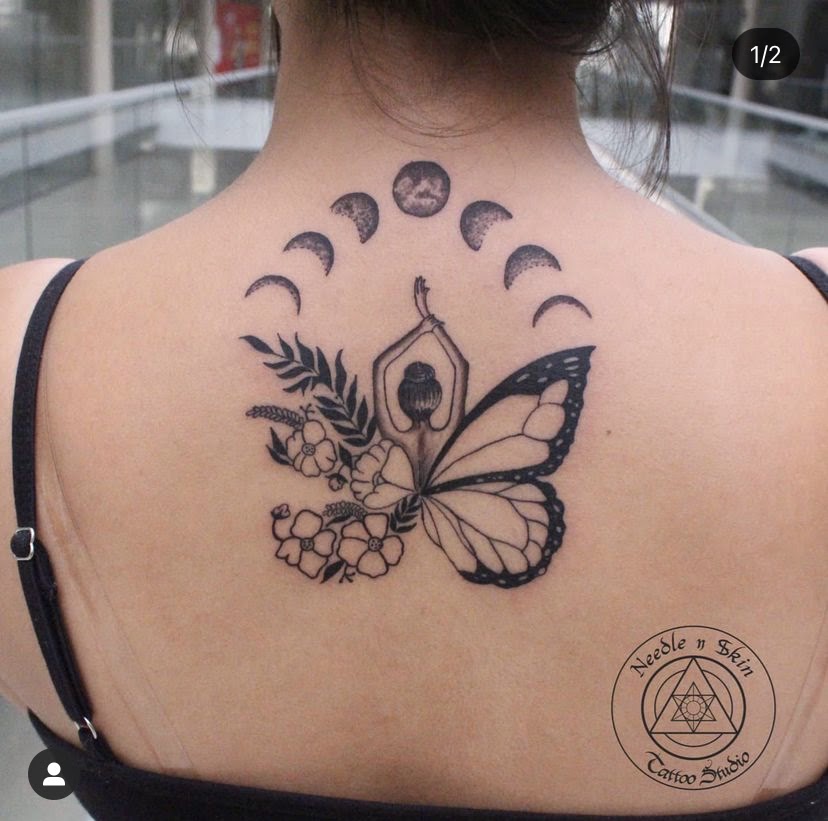 small female front neck tattoo 0081