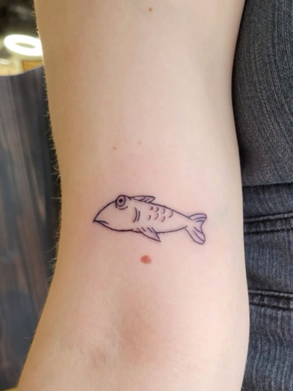 small fish tattoo 0032