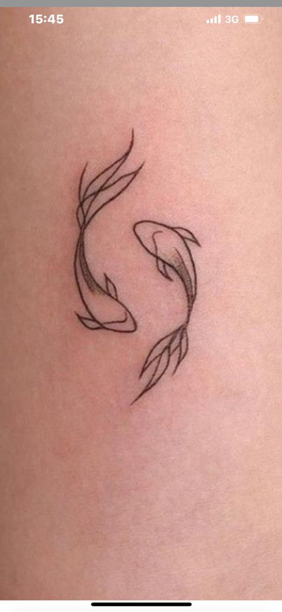 small fish tattoo 0077