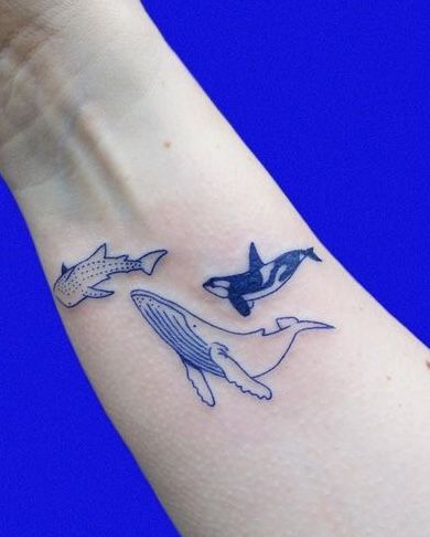 small fish tattoo 0079