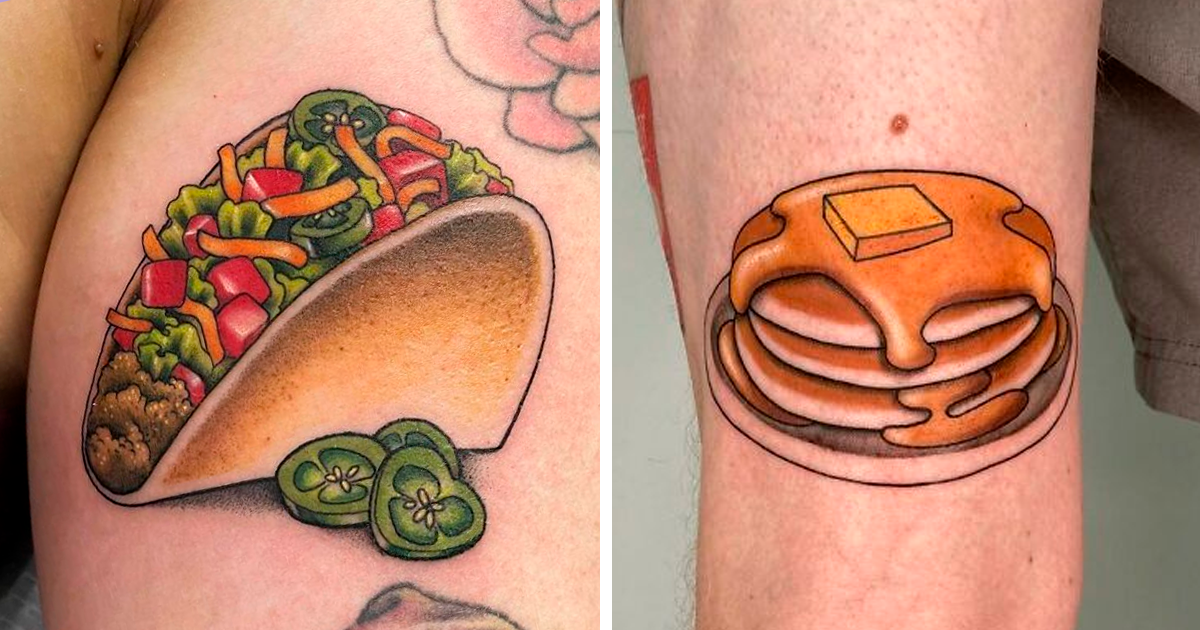 small food tattoo ideas