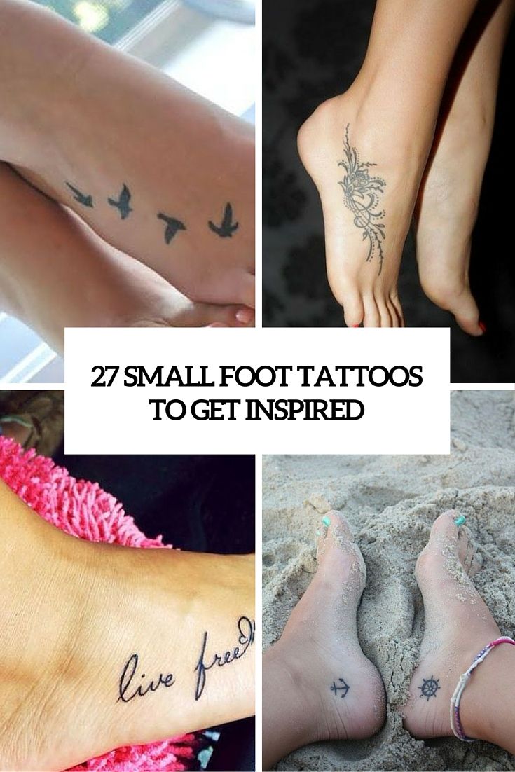 small foot tattoo designs