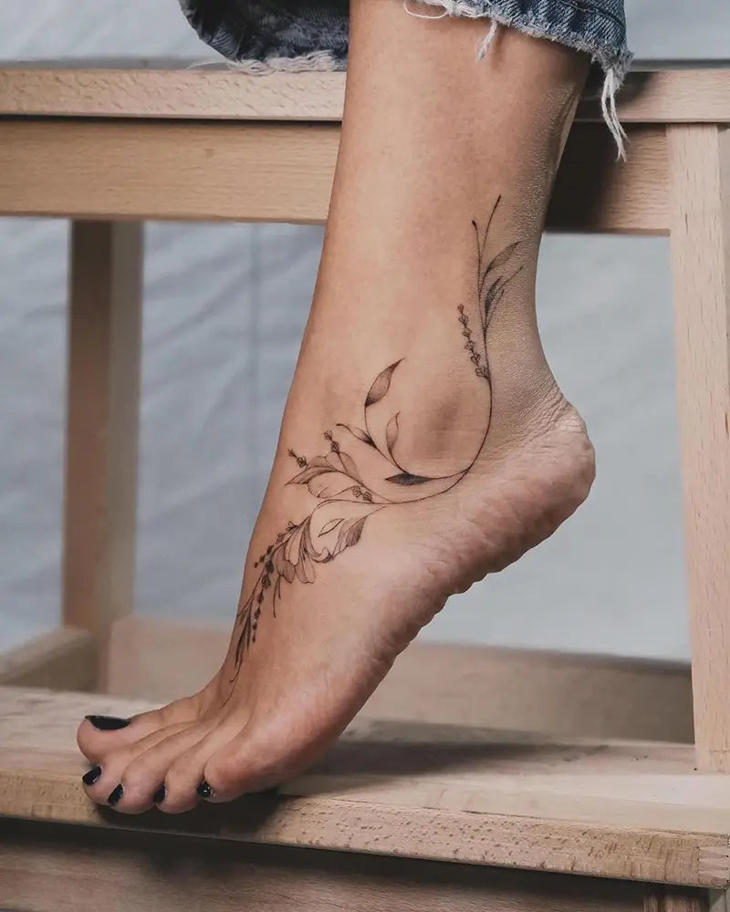 small foot tattoo inspiration