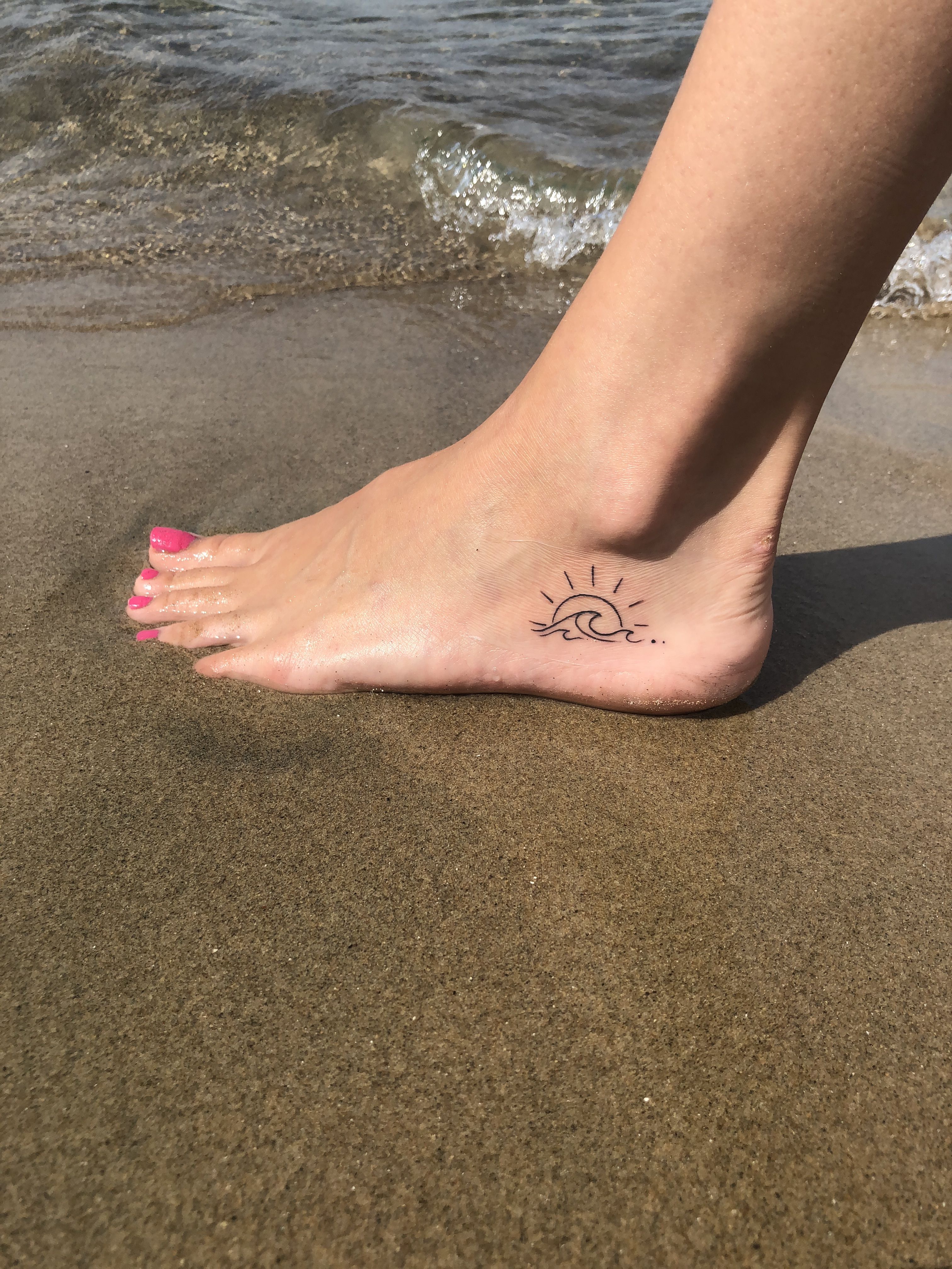 small foot tattoo symbols and meanings