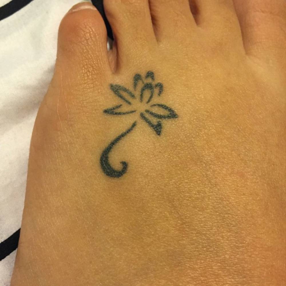 small foot tattoo 0016