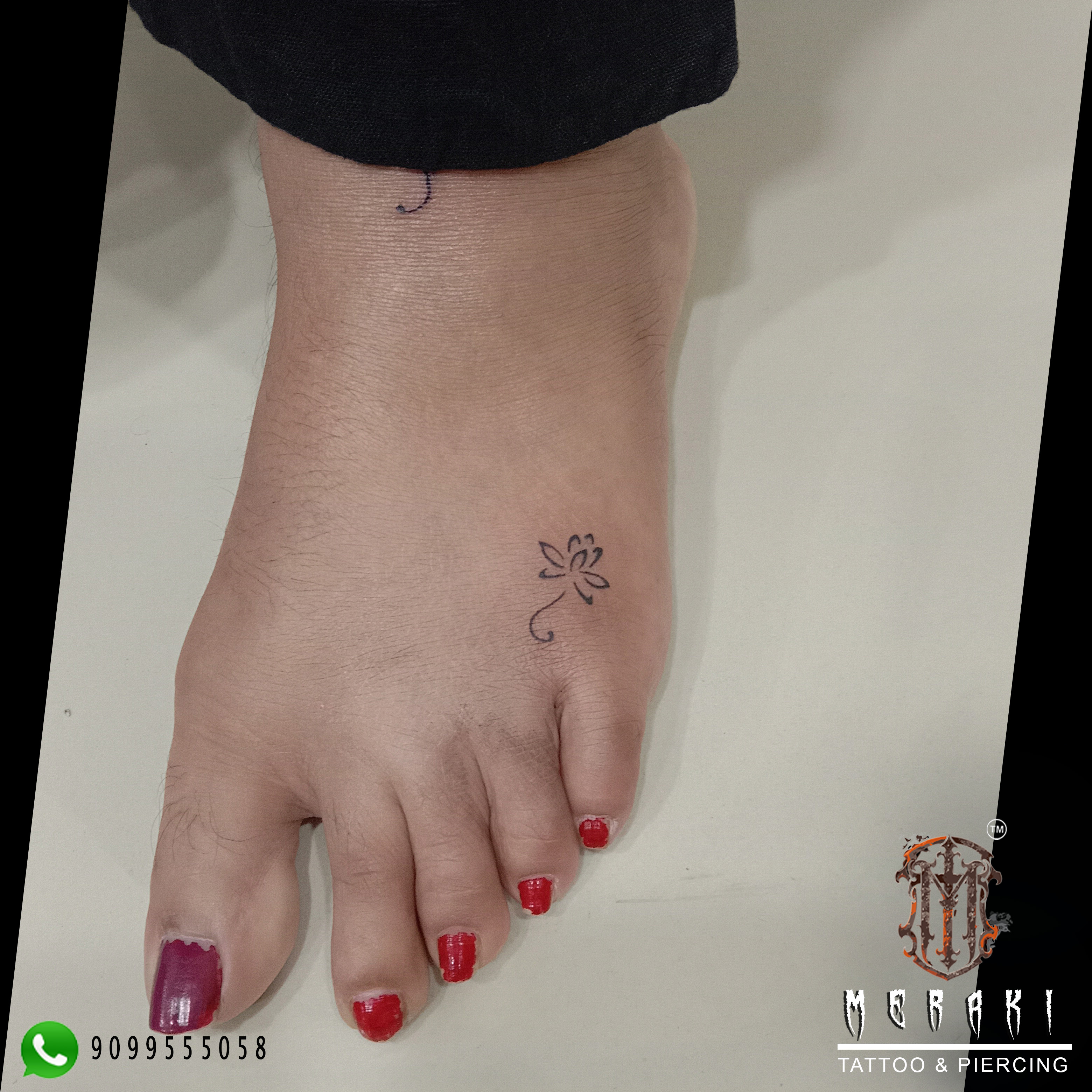 small foot tattoo 0017