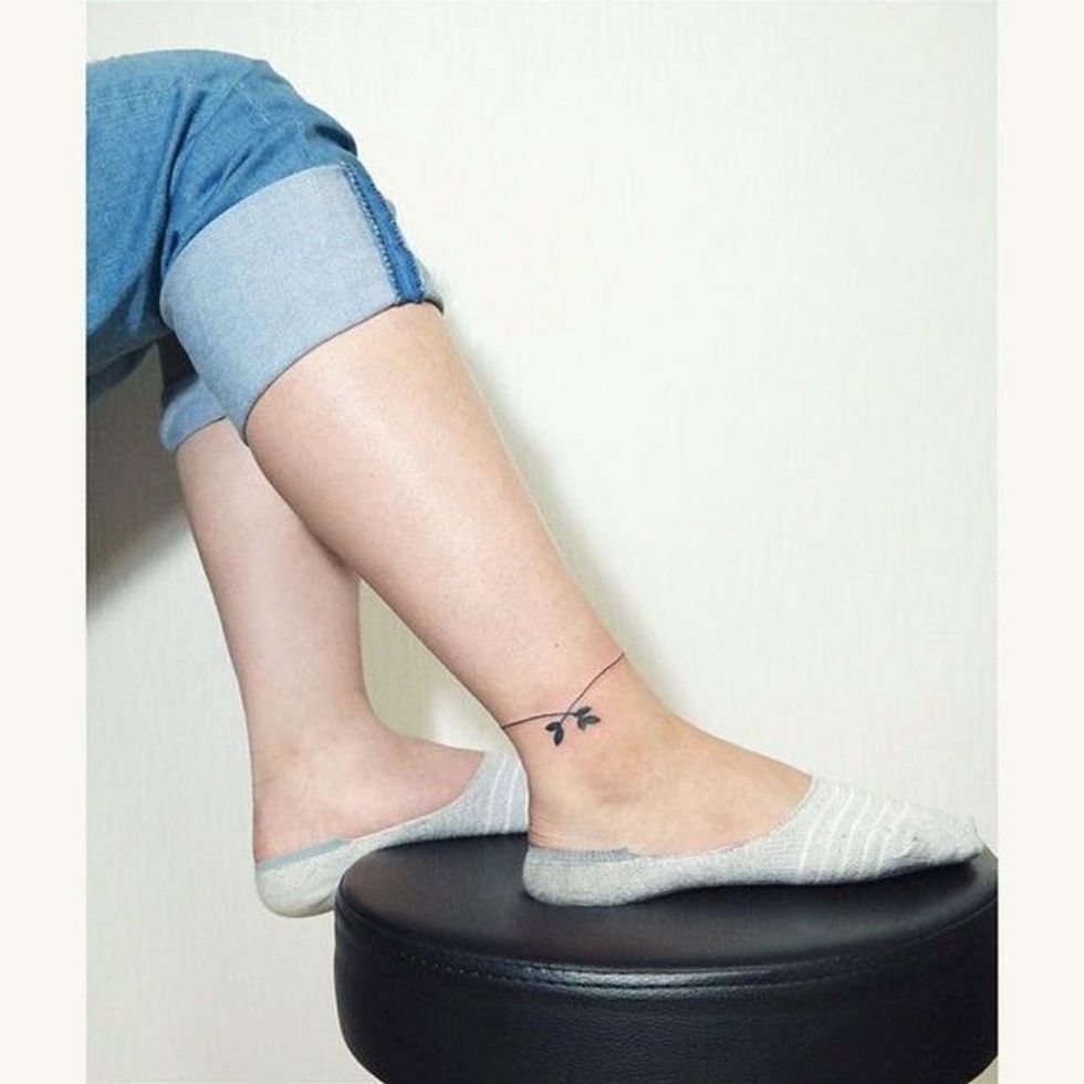 small foot tattoo 0021