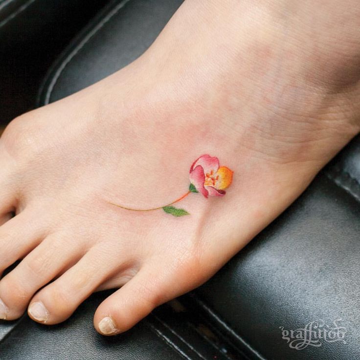 small foot tattoo 0023