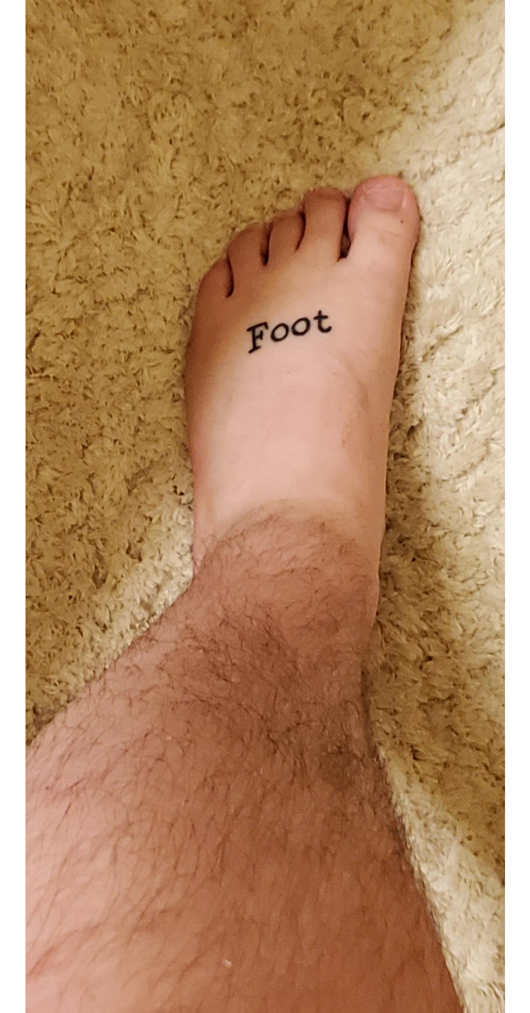 small foot tattoo 0024