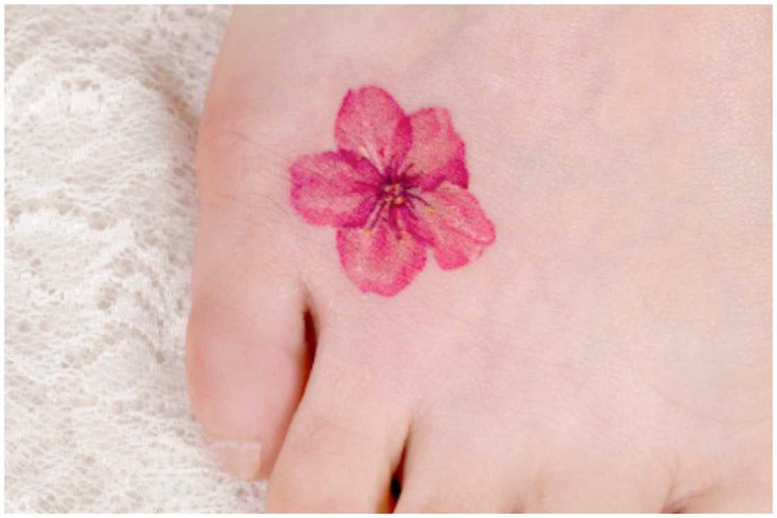 small foot tattoo 0028