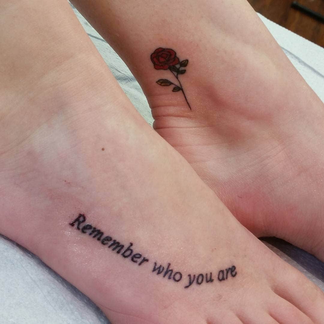 small foot tattoo 0036