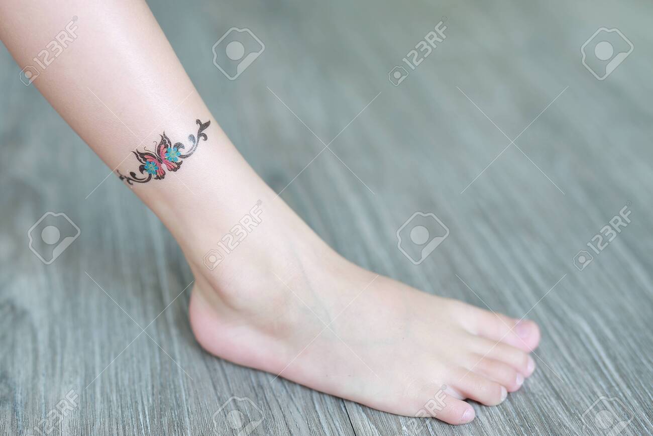 small foot tattoo 0045