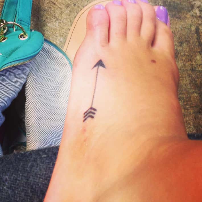 small foot tattoo 0048