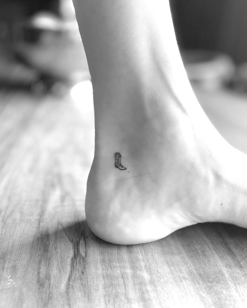 small foot tattoo 0056