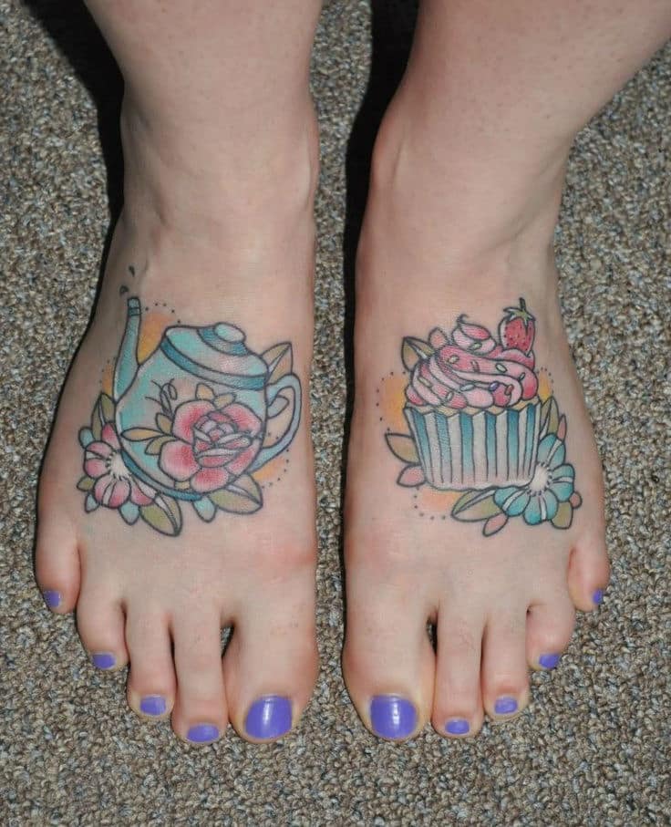 small foot tattoo 0059