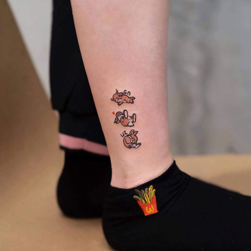 small foot tattoo 0068