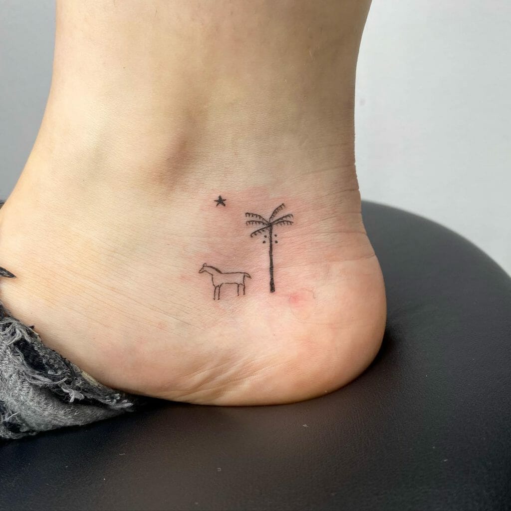 small foot tattoo 0076