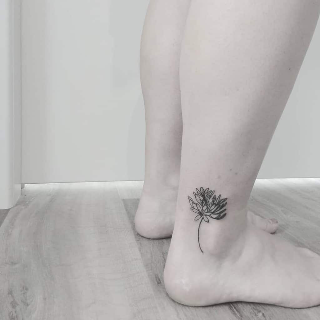 small foot tattoo 0077