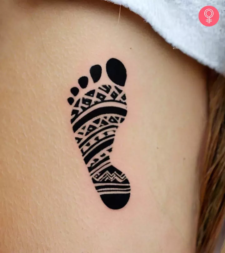 small foot tattoo 0079