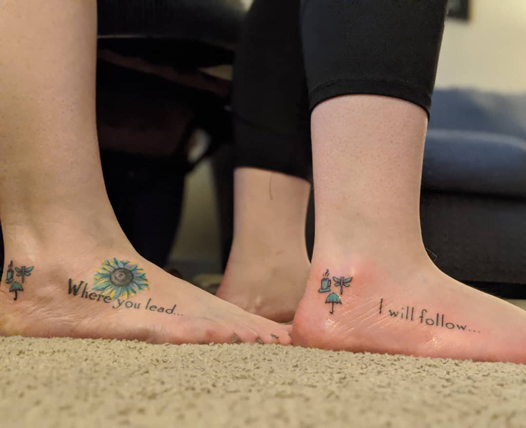 small foot tattoo 0096