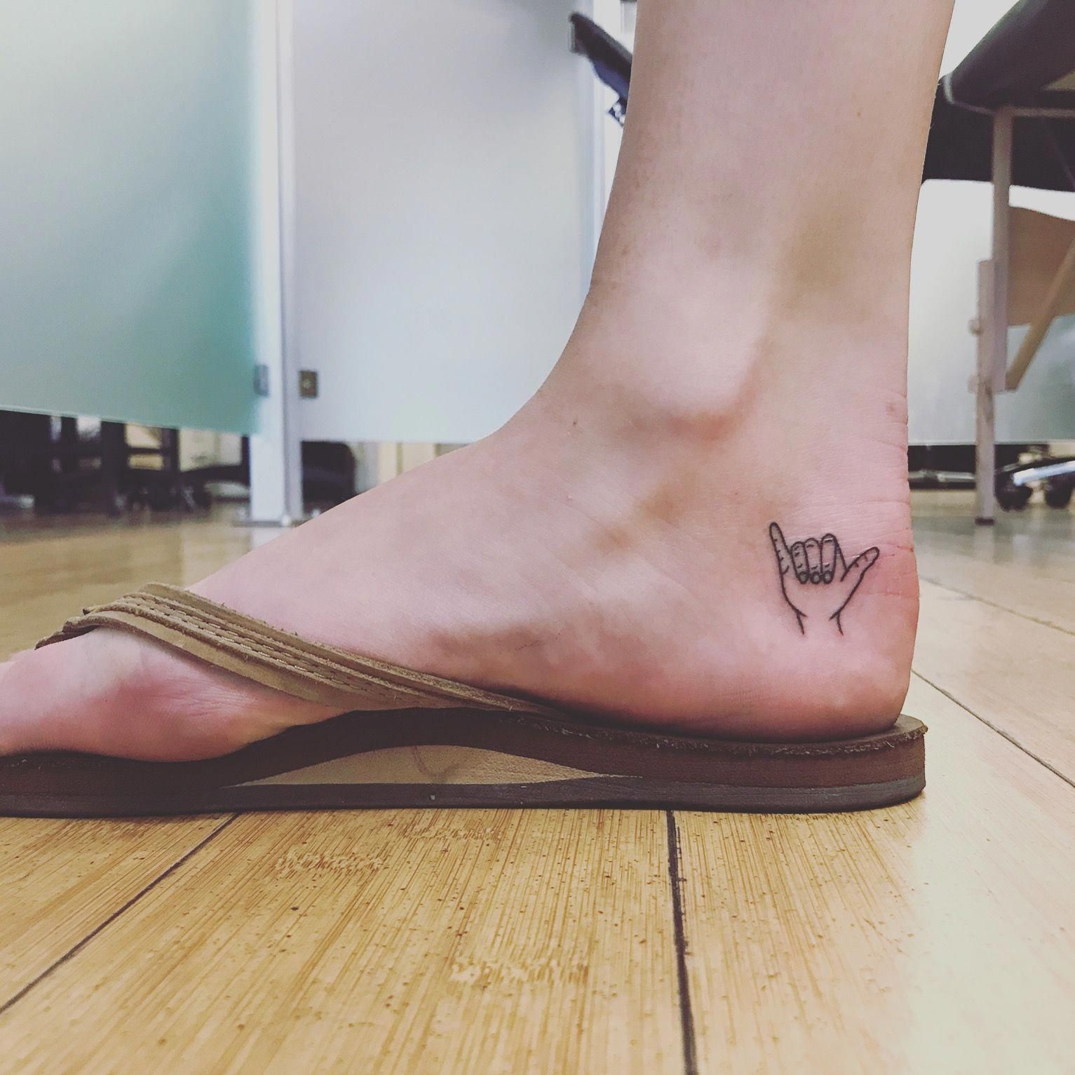 small foot tattoo 0098