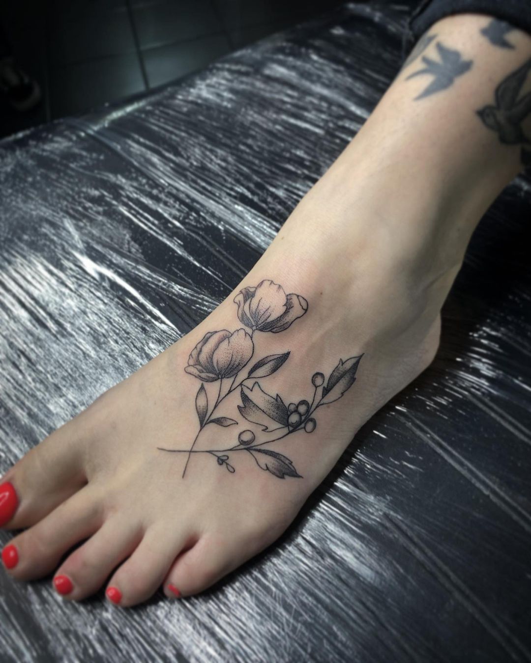 small foot tattoo 0099