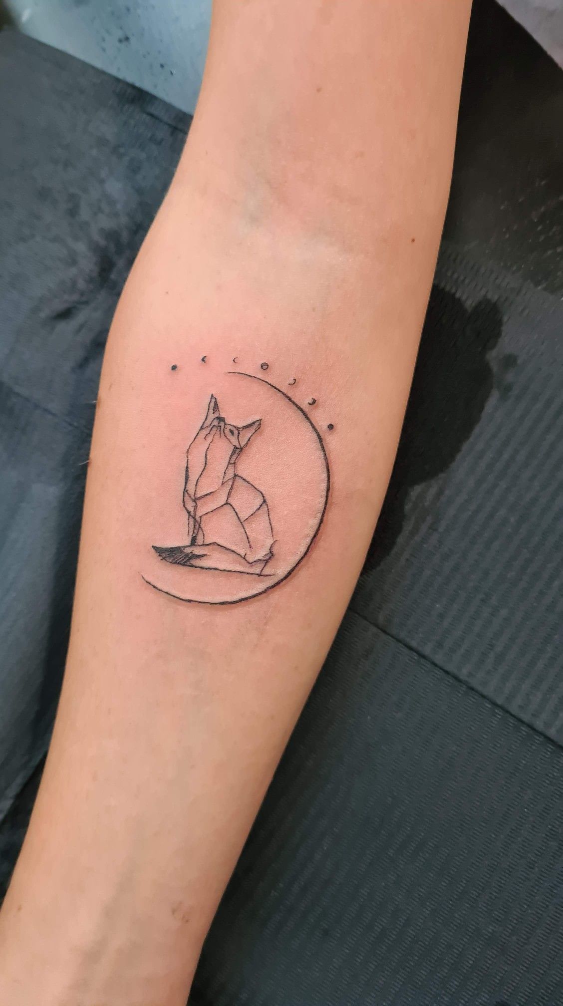 small fox tattoo 0024