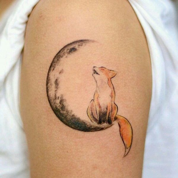 small fox tattoo 0032