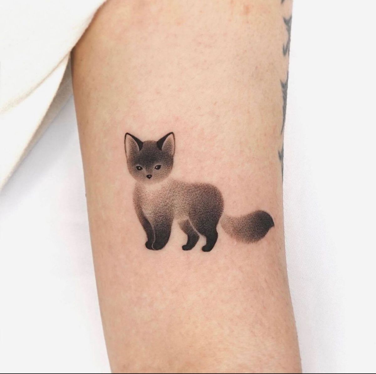 small fox tattoo 0051