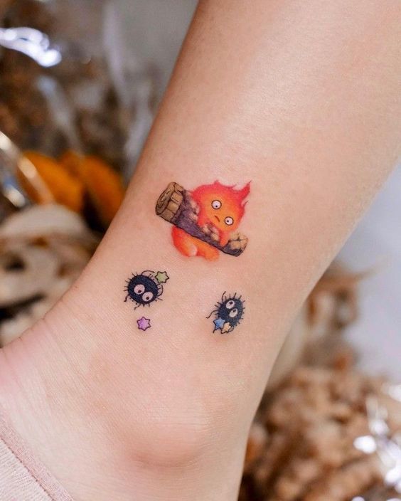 small fox tattoo 0070