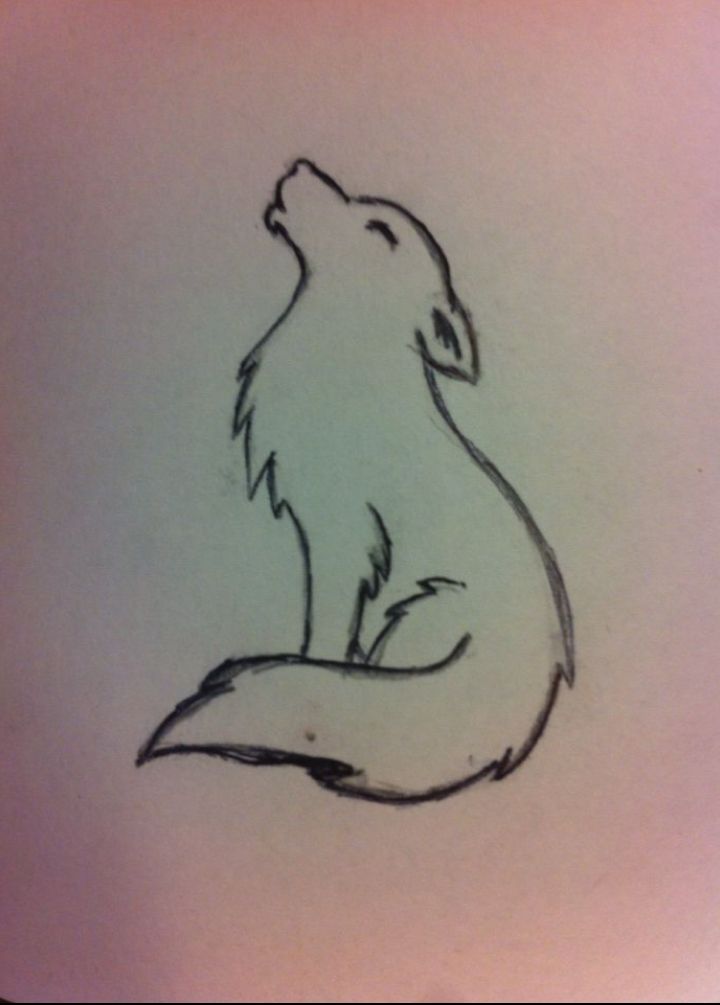 small fox tattoo 0081