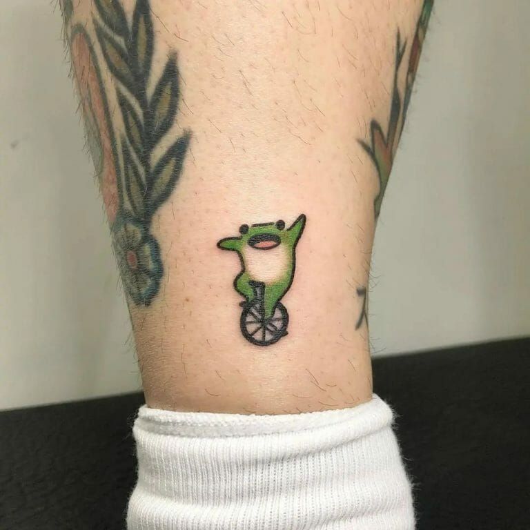 small frog tattoo 0013