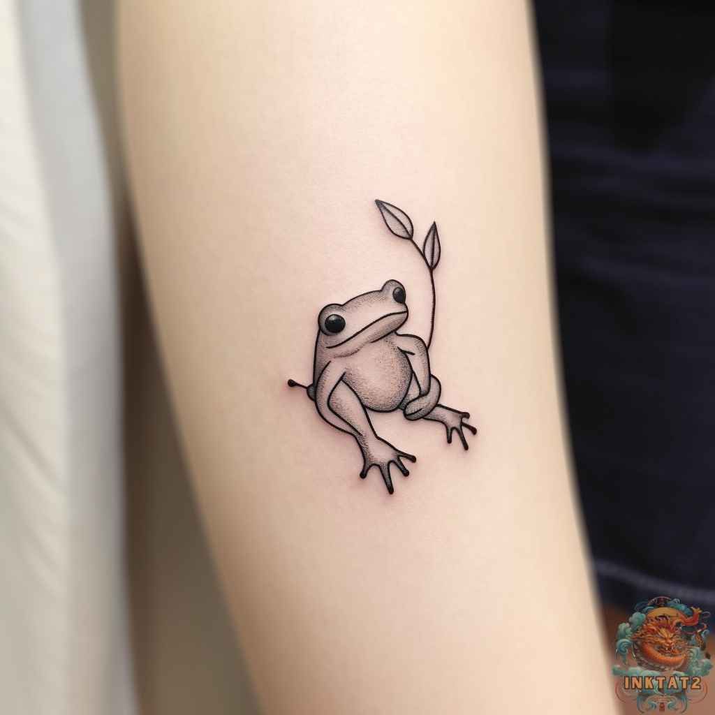 small frog tattoo 0015